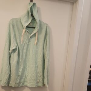 Mint Green Hooded Pullover